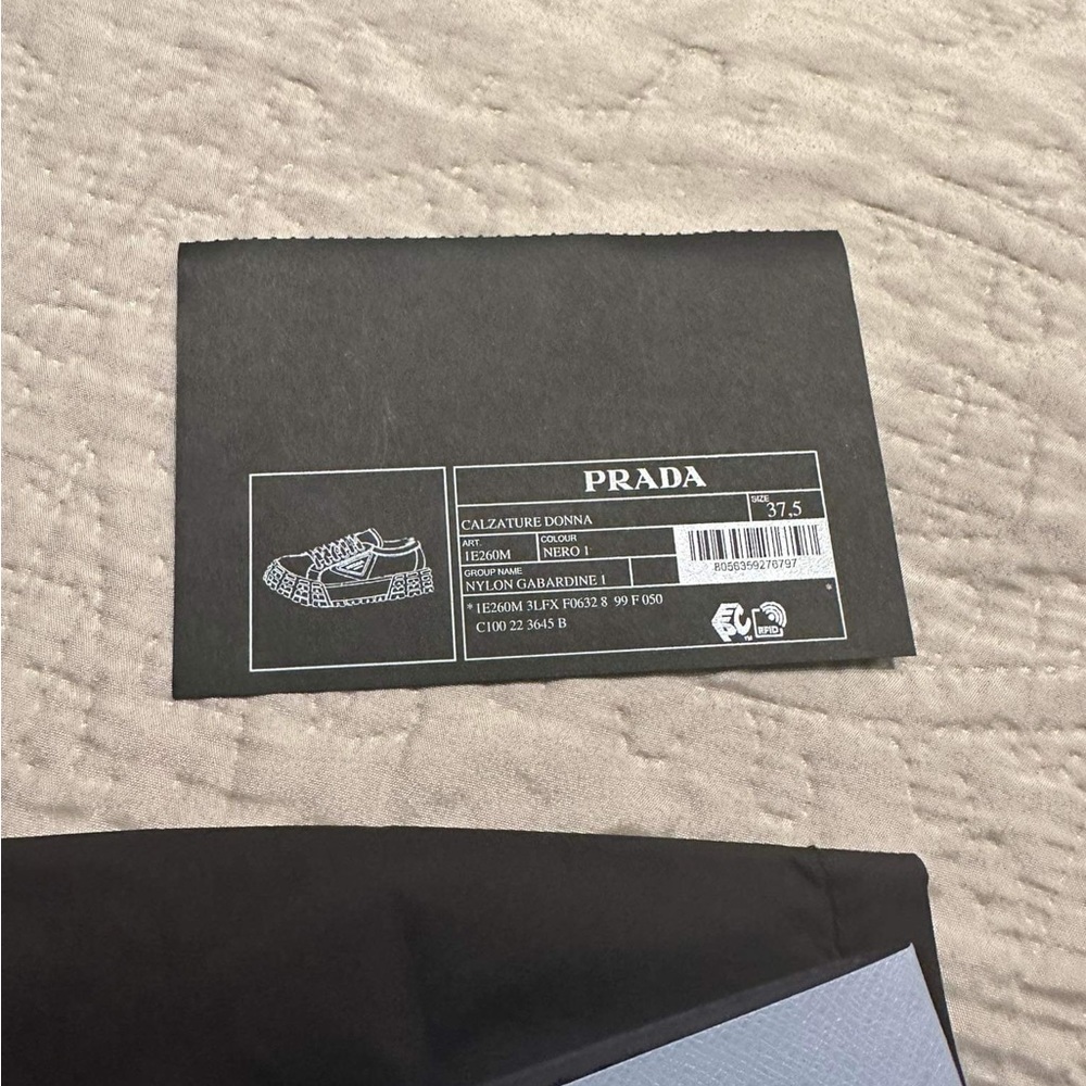 Prada Double Wheel Nylon Sneakers - Picture 9 of 11